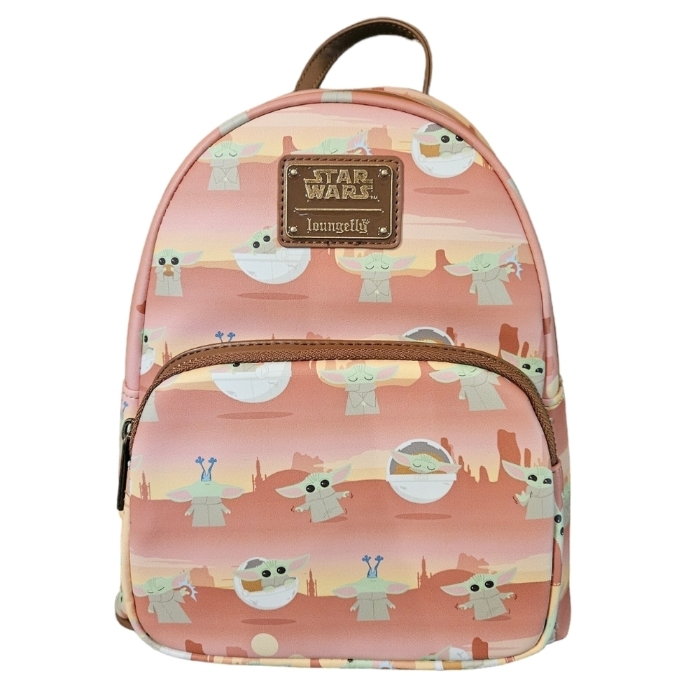 Loungefly Star Wars Baby Yoda Mandalorian Mini Backpack NEW